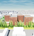 Rendering edifici per studenti 4