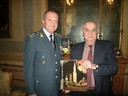 il sindaco riceve il generale d'alonzo