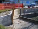 Lavori ciclopedonale via D'Avia angolo via Emilia