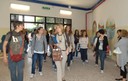 L'ingresso degli studenti nella nuova sede del Sigonio
