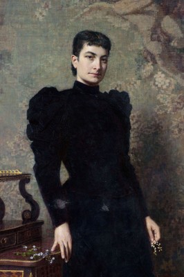 Getano Bellei, Ritratto della nobildonna Rovighi, 1900 circa, Modena, Museo Civico d'Arte.jpg