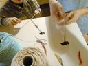 Un'immagine dei laboratori sull'intreccio
