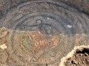 Un particolare del mosaico della villa di Savignano