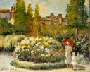 DOMENICA AI MUSEI: Giardino con donna e bimbi. Casimiro Jodi (1920 circa)