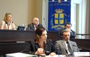 Patrizia Gabrielli ed Enrico Nistri in Consiglio comunale