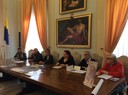 da destra: Graziano Grazioli, Giuseppe Masellis, Catia Arletti Garuti, Giuliana Urbelli, Lalo Cibelli, Davide Turci   