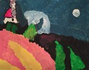 Una delle opere della mostra "Colori ed emozioni"