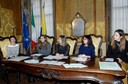 "Log in" - un momento della conferenza stampa
