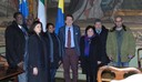 Il sindaco con la delegazione cubana