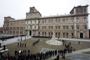 Piazza Roma rinnovata durante l'inaugurazione