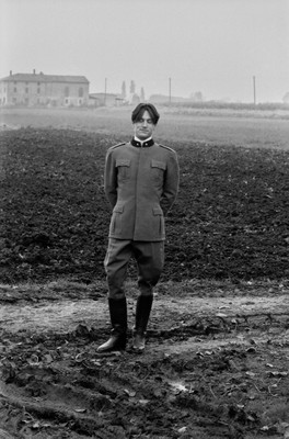 Claude Nori, De Niro sul set di Novecento.jpg