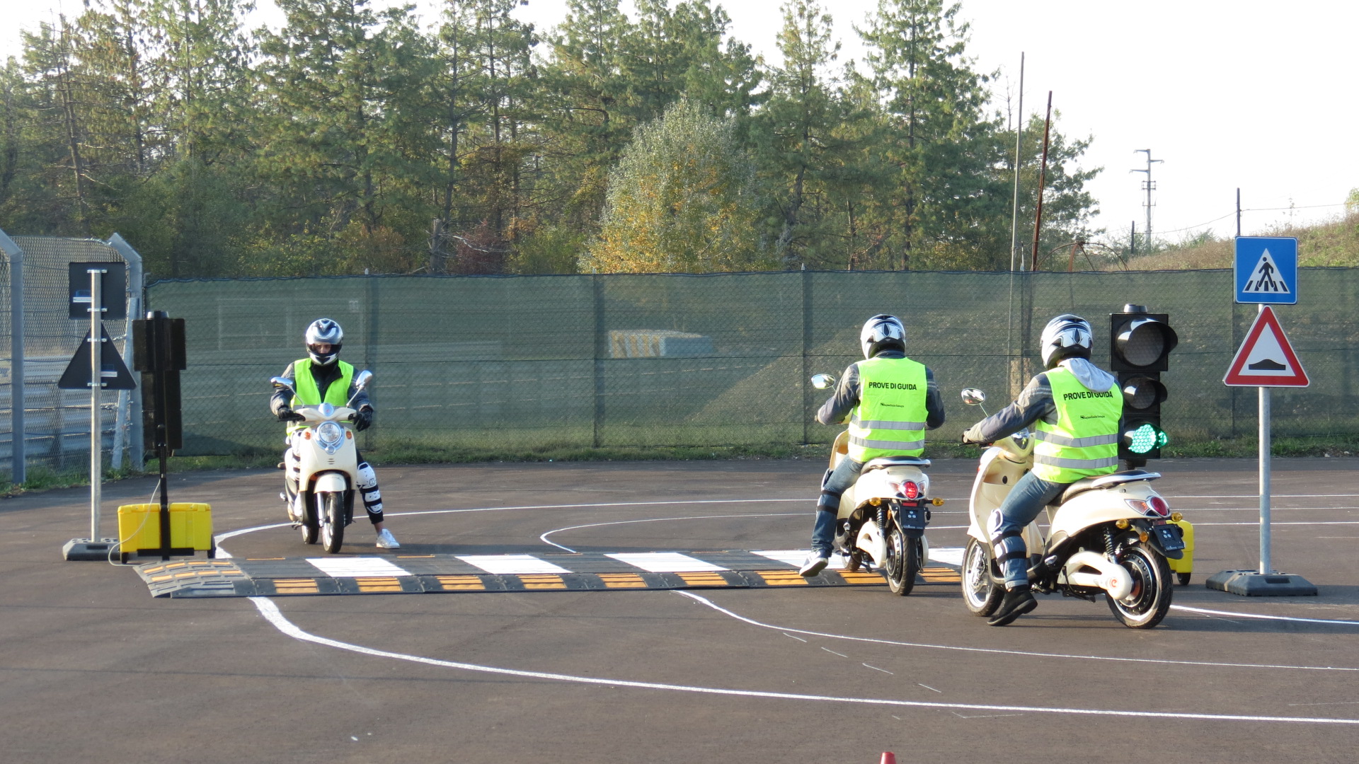 Percorso prova per motocicli