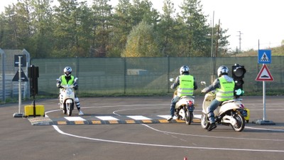 Percorso prova per motocicli