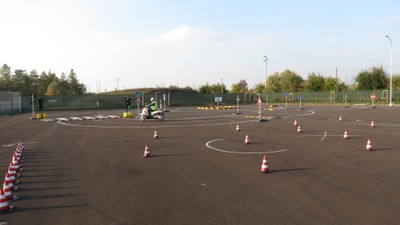 Percorso prova per motocicli