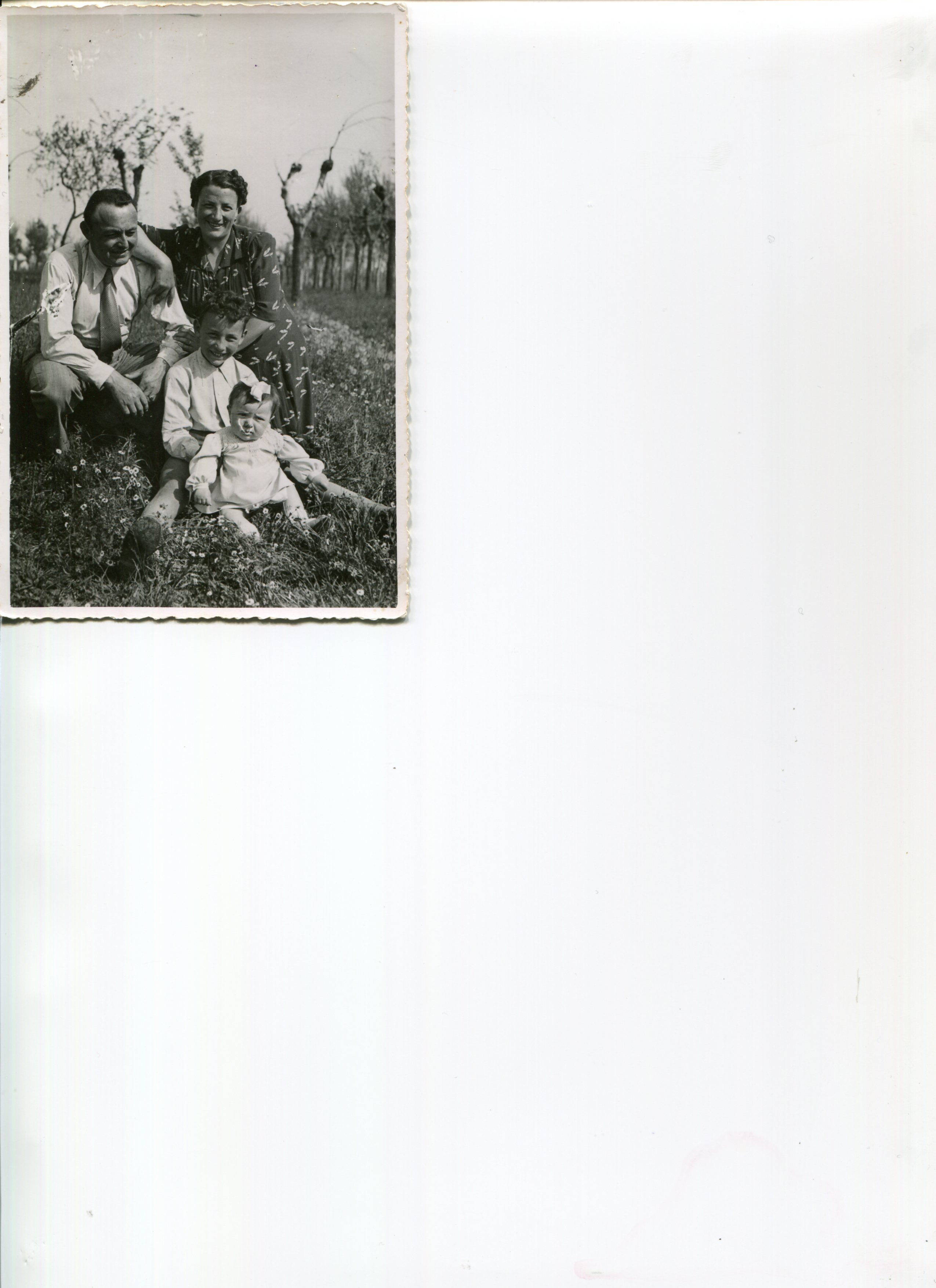 Anna con la famiglia
