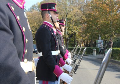 La Guarda d'onore degli allievi dell'Accademia militare