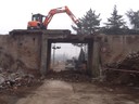 La demolizione del sottopasso di via Santa Caterina