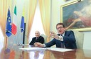Il sindaco Muzzarelli e il direttore Ghini