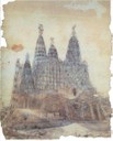 Antoni Gaudí, Chiesa della Colònia Güell, esterno, 1908-10.jpg
