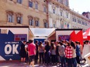 Studenti in visita allo stand