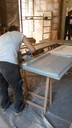Lavori di restauro all'Aedes Muratoriana 2