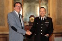 Il sindaco Muzzarelli con il generale Adinolfi