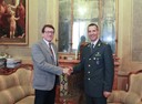 Il sindaco Muzzarelli e il comandante Pasquale Russo