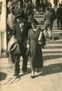 Armida e Alfredo poco prima di partire per l'Argentina