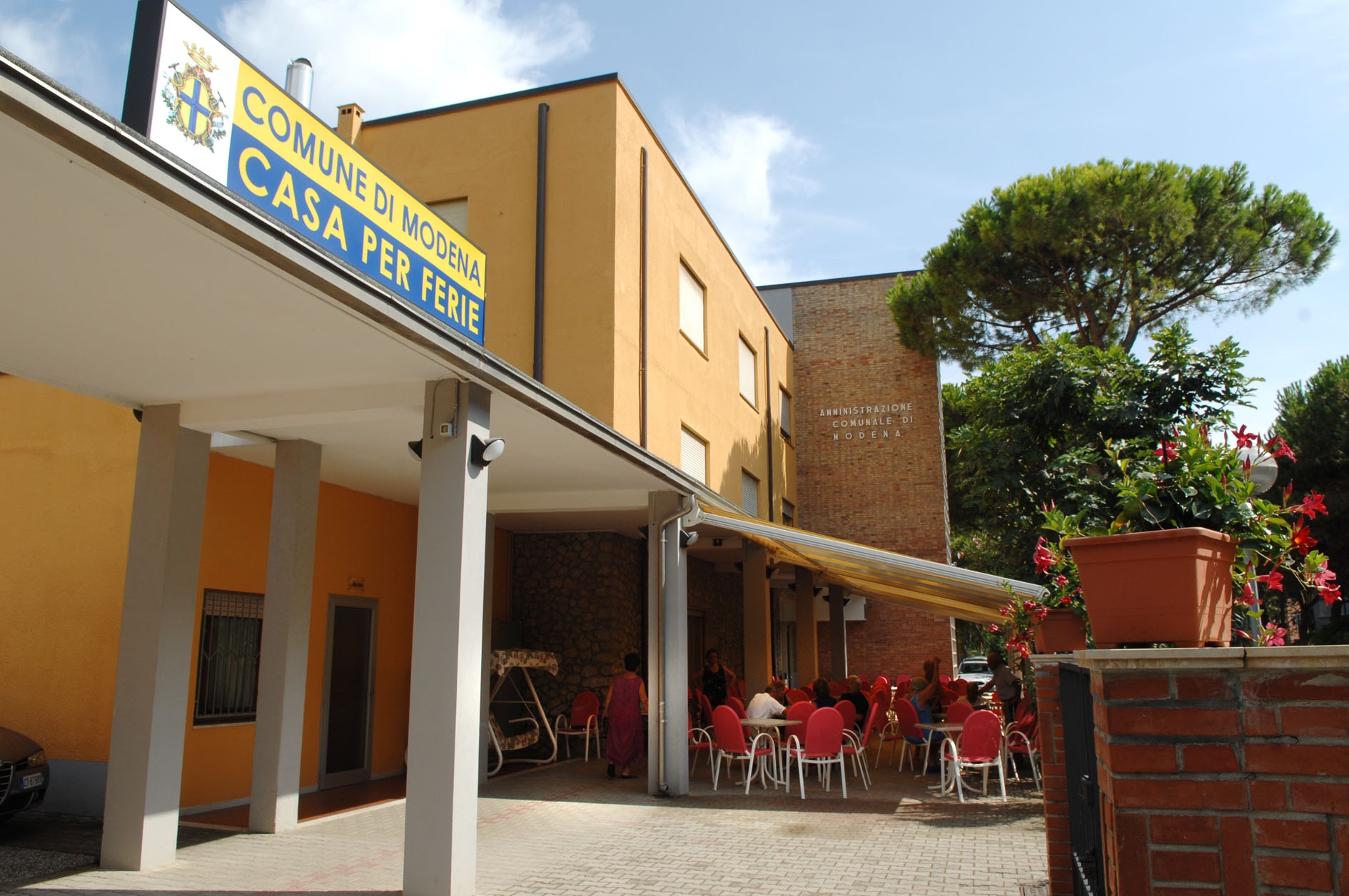 La casa per ferie del Comune di Modena a Pinarella