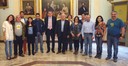 Il sindaco insieme alla delegazione di dirigenti cileni in Municipio