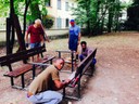 Panchine parco Villa Ombrosa 1
