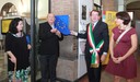 Da sx: Rita Medici Imbeni, Vincenzo Imbeni, il sindaco Gian Carlo Muzzarelli e Valentina Imbeni