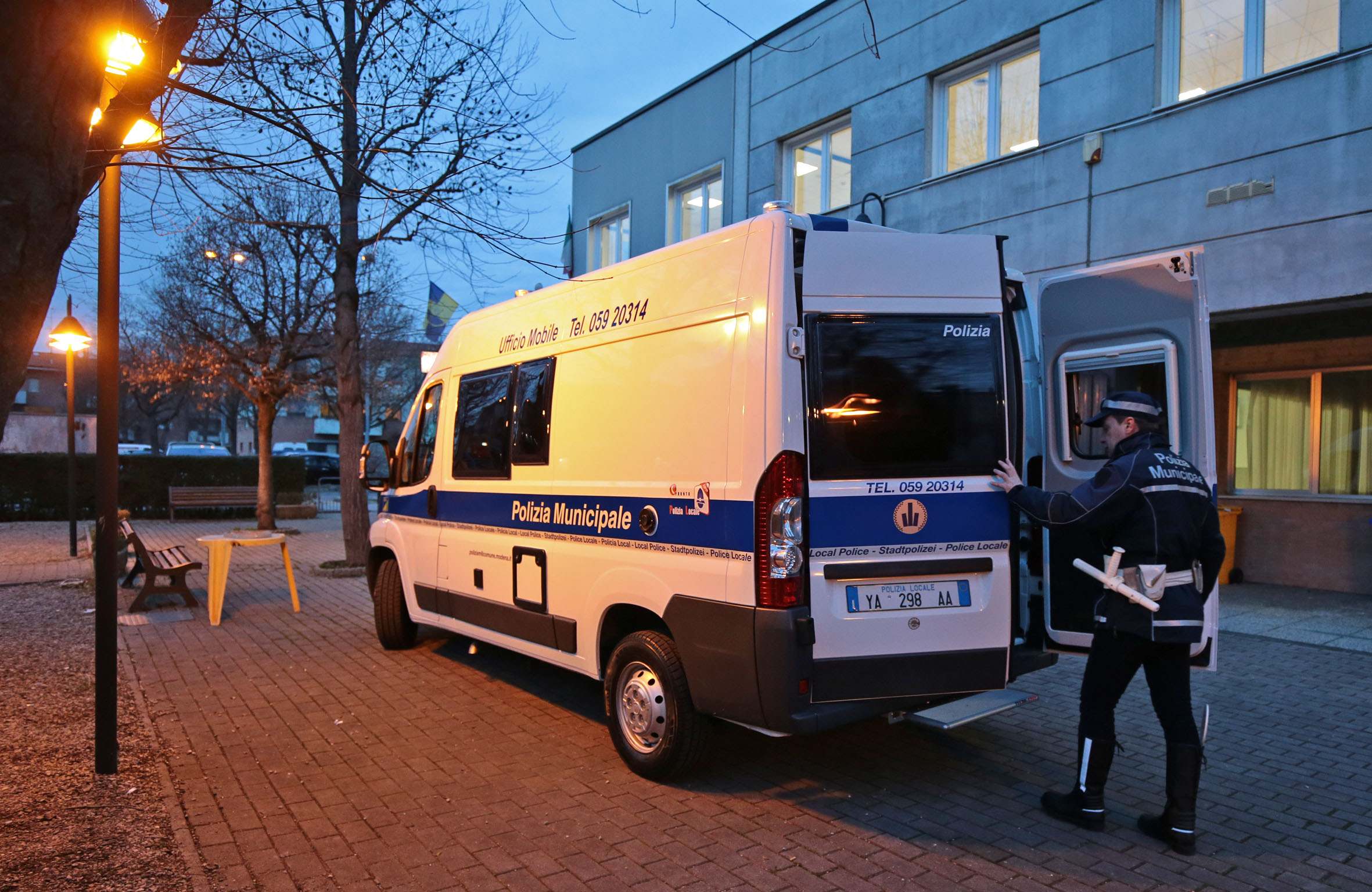 Il nuovo ufficio mobile della Municipale (a Villanova)