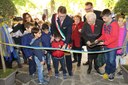 Il taglio del nastro del Polo per l'infanzia Triva