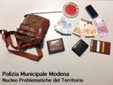 La refurtiva recuperata dalla Polizia Municipale