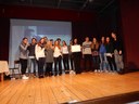 Arction games, il gruppo 5F e 5B del liceo scientfico Tassoni, terzo classificato