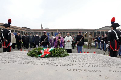 Un momento della celebrazione con l’Arcivescovo di Modena – Nonantola Erio Castellucci