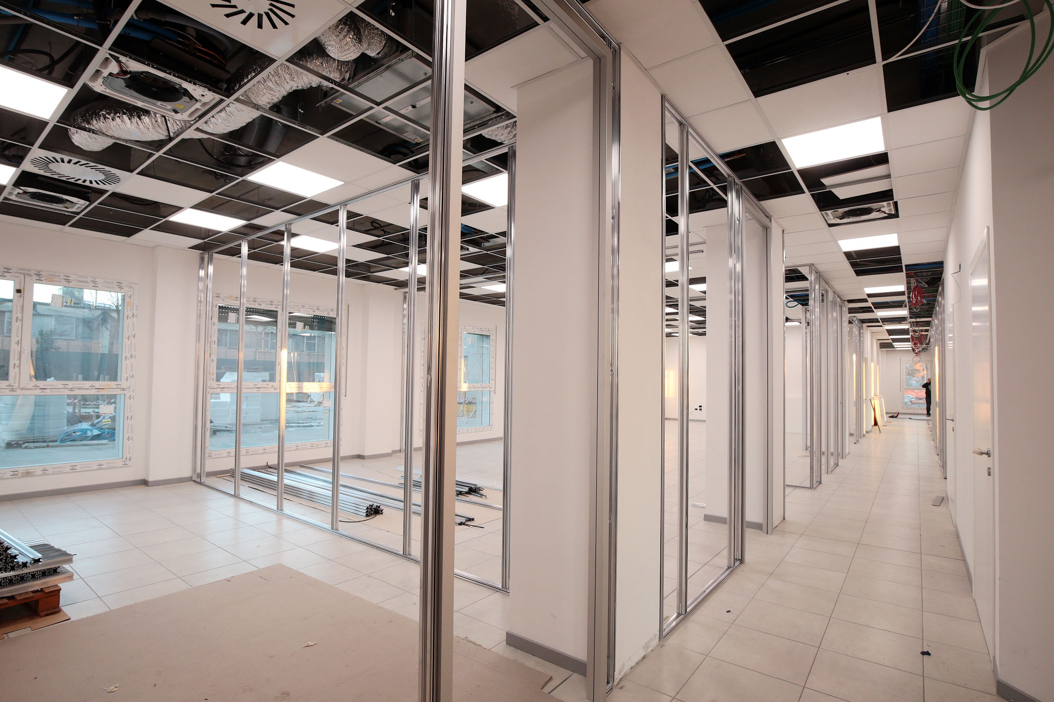 Un'immagine degli alloggi di via Forghieri