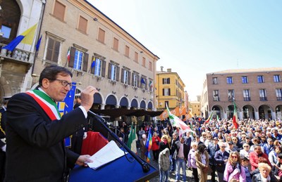 25 aprile in piazza, il discorso del sindaco