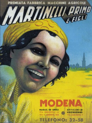 Pubblicità della Premiata fabbrica macchine agricole Martinelli Primo & Figli, 1942, Archivio Eredi Mazzieri.jpg