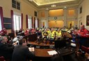 I volontari della sicurezza in Municipaio 7.5.2016