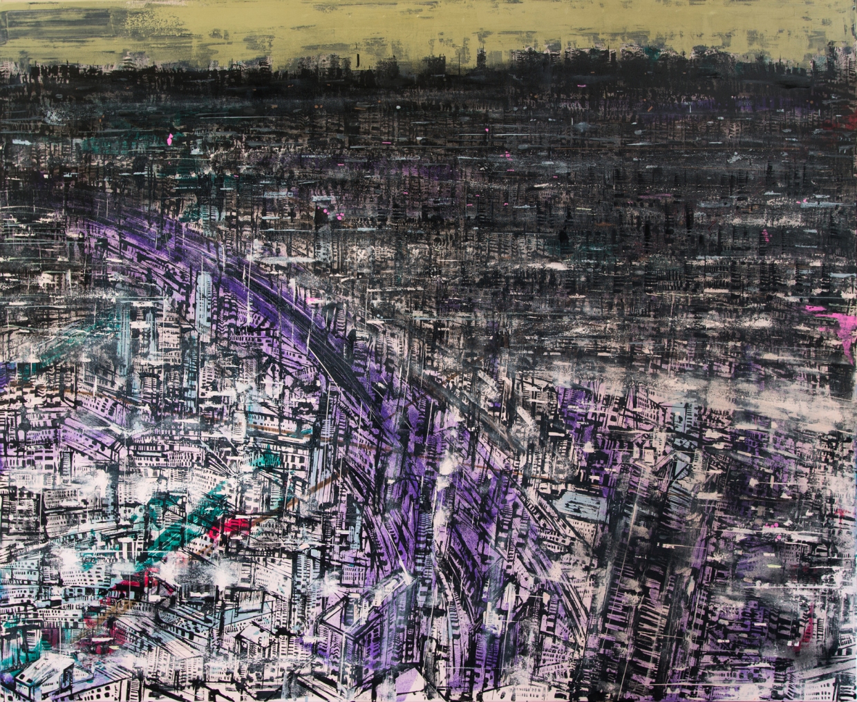 correnti sommerse, 150x170 cm, tecnica mista su tela  2016.JPG