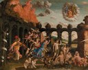 Andrea Mantegna, Minerva caccia i Vizi dal Giardino delle Virtù, 1497-1502  .jpg