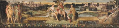 015 Nicolò dell'Abate, L'incontro dei triunviri Ottaviano, Antonio e Lepido, 1546.jpg