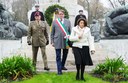 Il comandante dell'Accademia Stefano Mannino, il sindaco Gian Carlo Muzzarelli, il prefetto Patrizia Paba