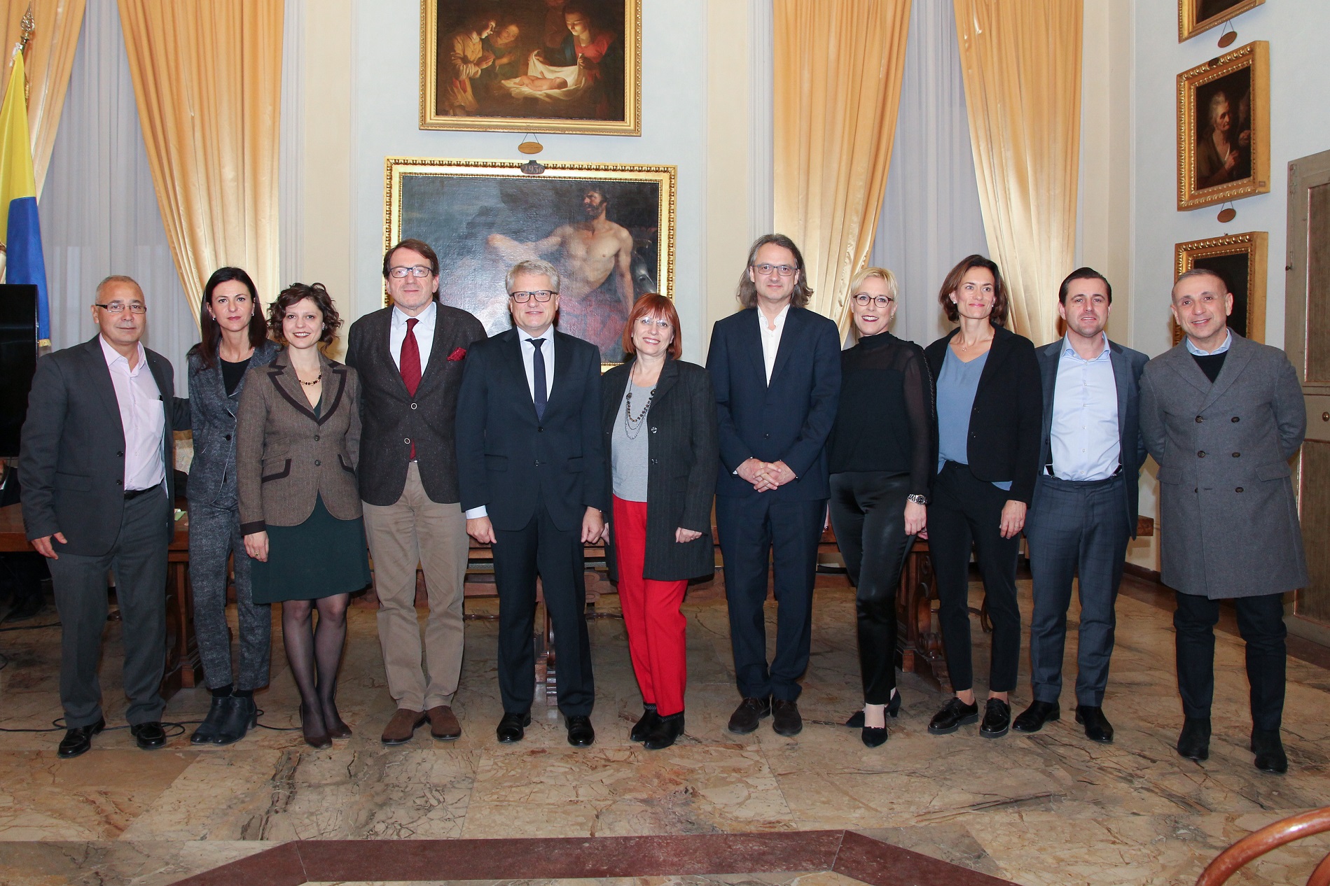 visita della delegazione di Linz