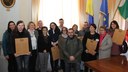 L'assessore Bosi insieme ai docenti del Progetto Civic