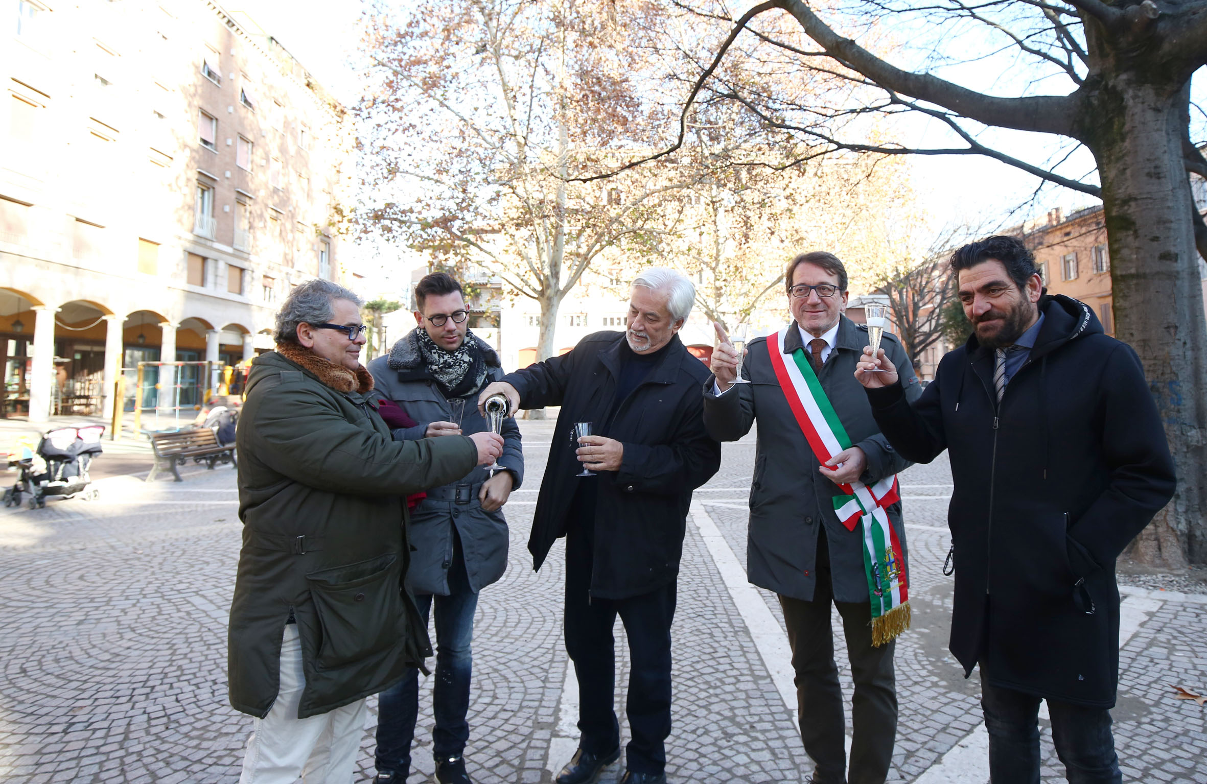 Brindisi in piazza Matteotti