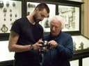 Alessandro Partexano e Mario Cresci al lavoro ai Musei Civici.jpg