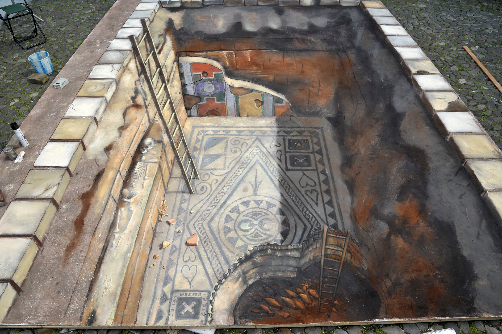 julian beever domus piazza grande.JPG